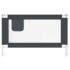 vidaXL Toddler Safety Bed Rail Dark Grey 120x25 cm Fabric - Image 3