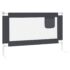 vidaXL Toddler Safety Bed Rail Dark Grey 120x25 cm Fabric - Image 5