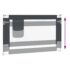 vidaXL Toddler Safety Bed Rail Dark Grey 120x25 cm Fabric - Image 6