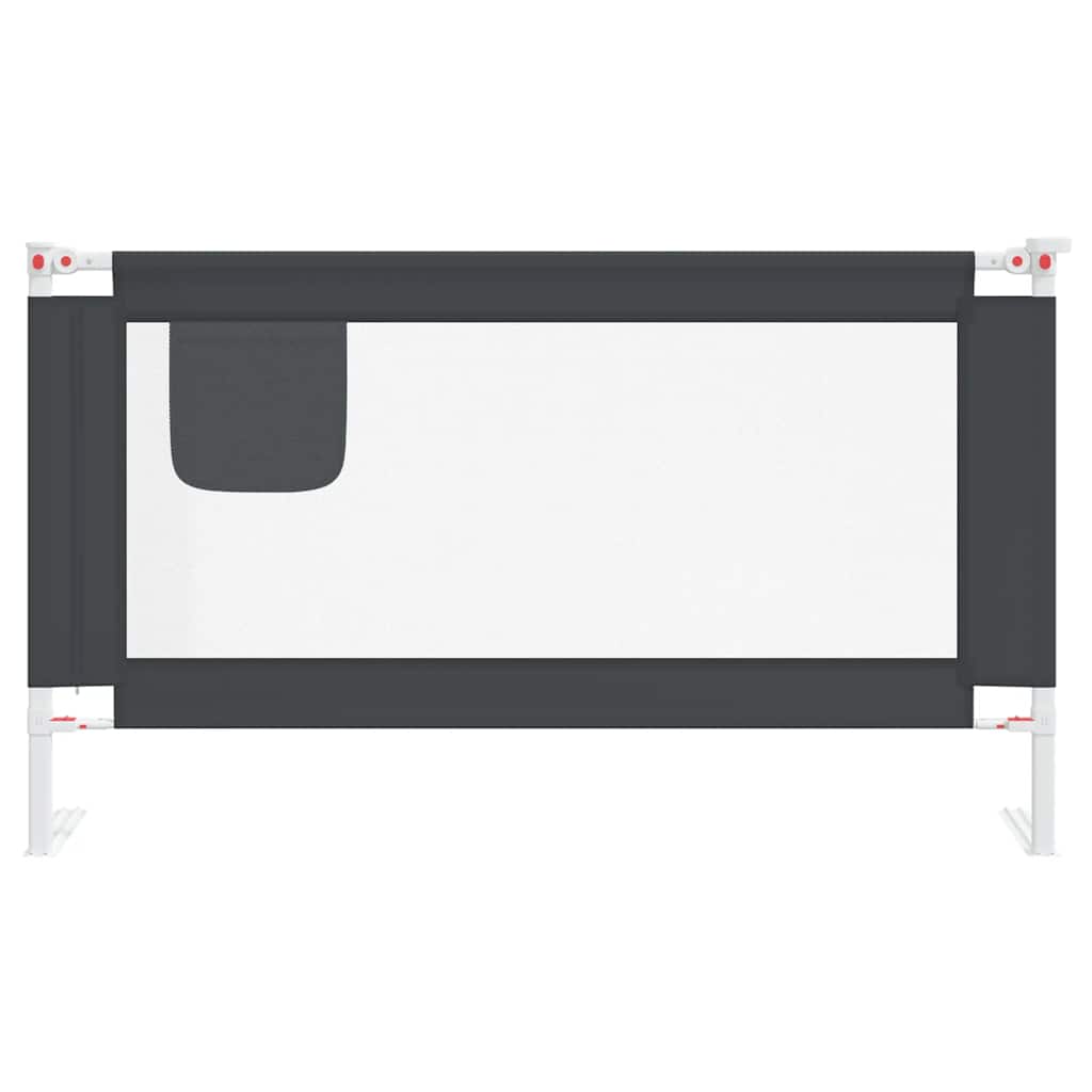 8720286345542_g_en_hd_1 vidaXL Toddler Safety Bed Rail Dark Grey 140x25 cm Fabric - Image 3