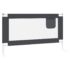 vidaXL Toddler Safety Bed Rail Dark Grey 140x25 cm Fabric - Image 5