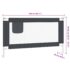 vidaXL Toddler Safety Bed Rail Dark Grey 140x25 cm Fabric - Image 9