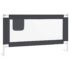 vidaXL Toddler Safety Bed Rail Dark Grey 150x25 cm Fabric - Image 2