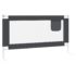 vidaXL Toddler Safety Bed Rail Dark Grey 150x25 cm Fabric - Image 5