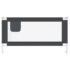 vidaXL Toddler Safety Bed Rail Dark Grey 160x25 cm Fabric - Image 3