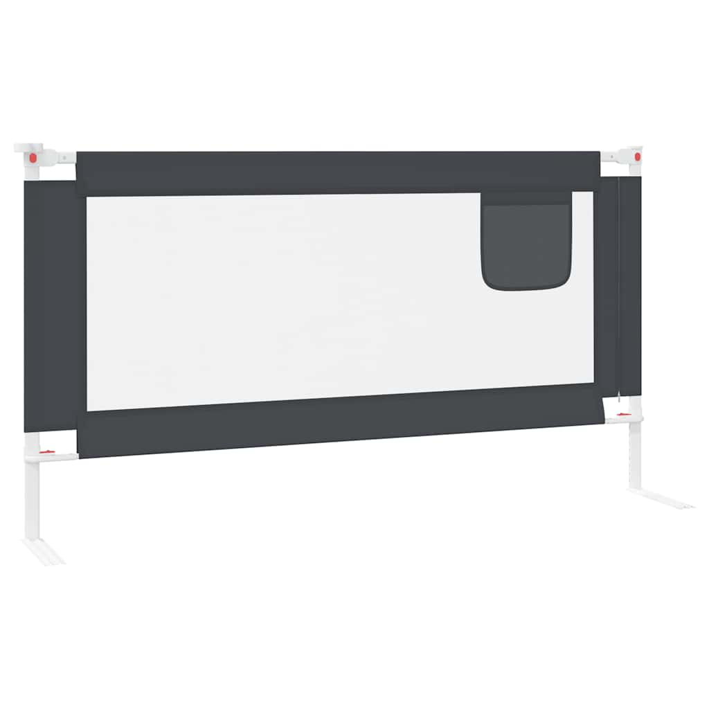 8720286345566_g_en_hd_3 vidaXL Toddler Safety Bed Rail Dark Grey 160x25 cm Fabric - Image 5
