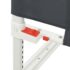 vidaXL Toddler Safety Bed Rail Dark Grey 160x25 cm Fabric - Image 8