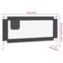 vidaXL Toddler Safety Bed Rail Dark Grey 160x25 cm Fabric - Image 9