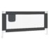 vidaXL Toddler Safety Bed Rail Dark Grey 180x25 cm Fabric - Image 2