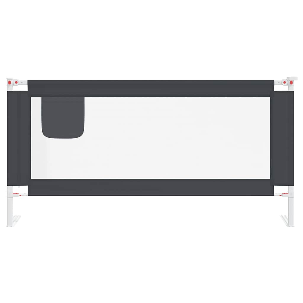 8720286345573_g_en_hd_1 vidaXL Toddler Safety Bed Rail Dark Grey 180x25 cm Fabric - Image 3