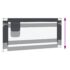 vidaXL Toddler Safety Bed Rail Dark Grey 180x25 cm Fabric - Image 6