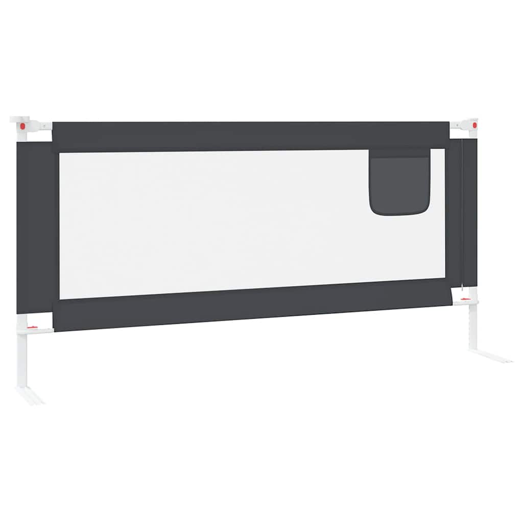 8720286345580_g_en_hd_3 vidaXL Toddler Safety Bed Rail Dark Grey 190x25 cm Fabric - Image 5