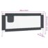 vidaXL Toddler Safety Bed Rail Dark Grey 190x25 cm Fabric - Image 9