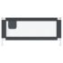vidaXL Toddler Safety Bed Rail Dark Grey 200x25 cm Fabric - Image 3
