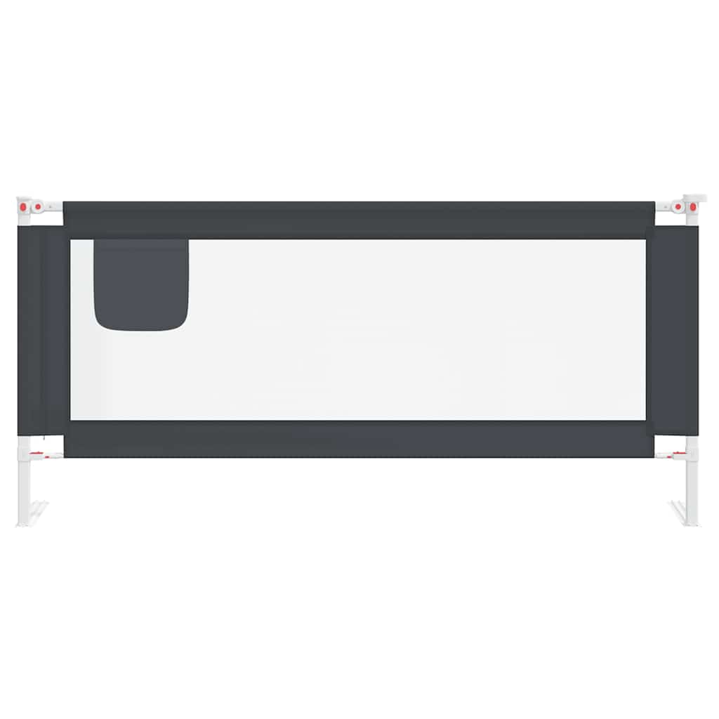 8720286345597_g_en_hd_1 vidaXL Toddler Safety Bed Rail Dark Grey 200x25 cm Fabric - Image 3