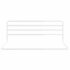vidaXL Toddler Safety Bed Rail White (76-137)x55 cm Iron - Image 3