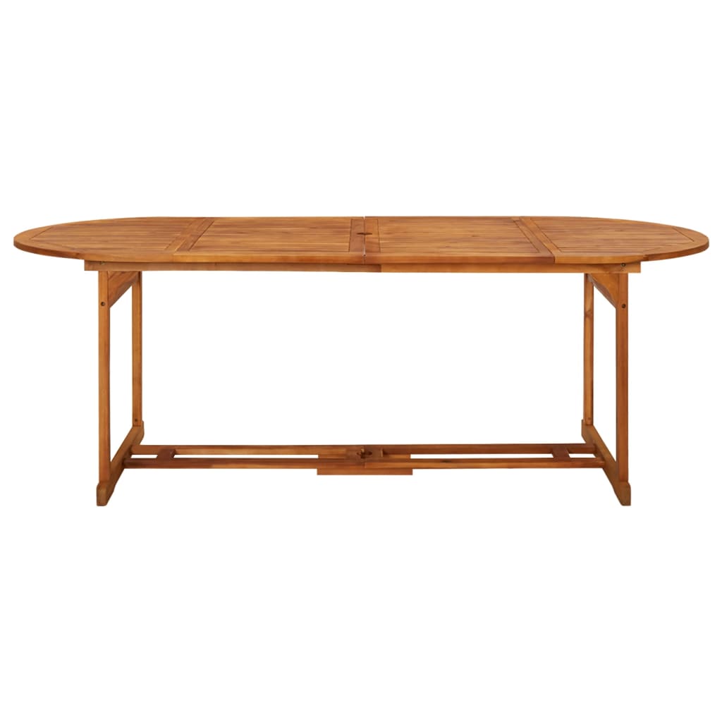 8720286351345_g_en_hd_1 vidaXL Garden Dining Table 220x90x75 cm Solid Wood Acacia - Image 2