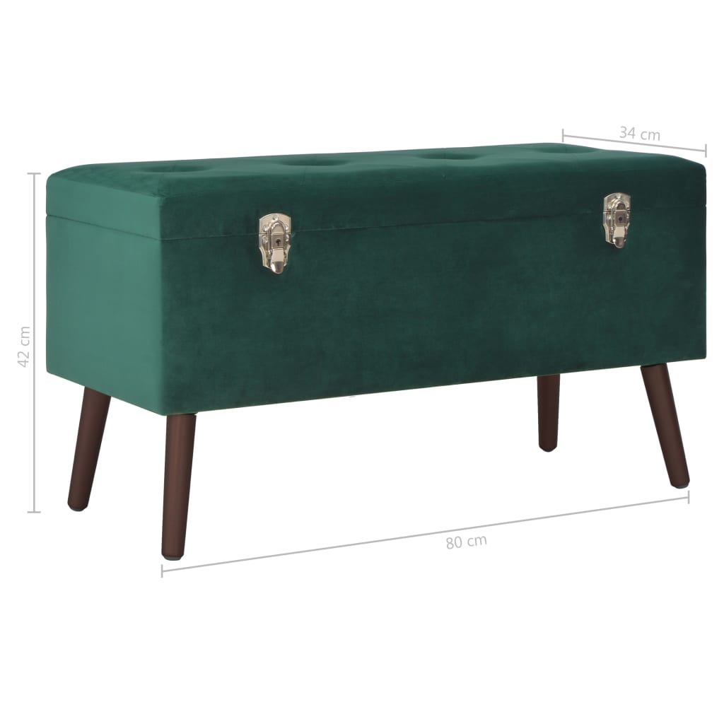 8720286351765_g_en_hd_6 vidaXL Bench with Storage Compartment Green 80 cm Velvet - Image 7