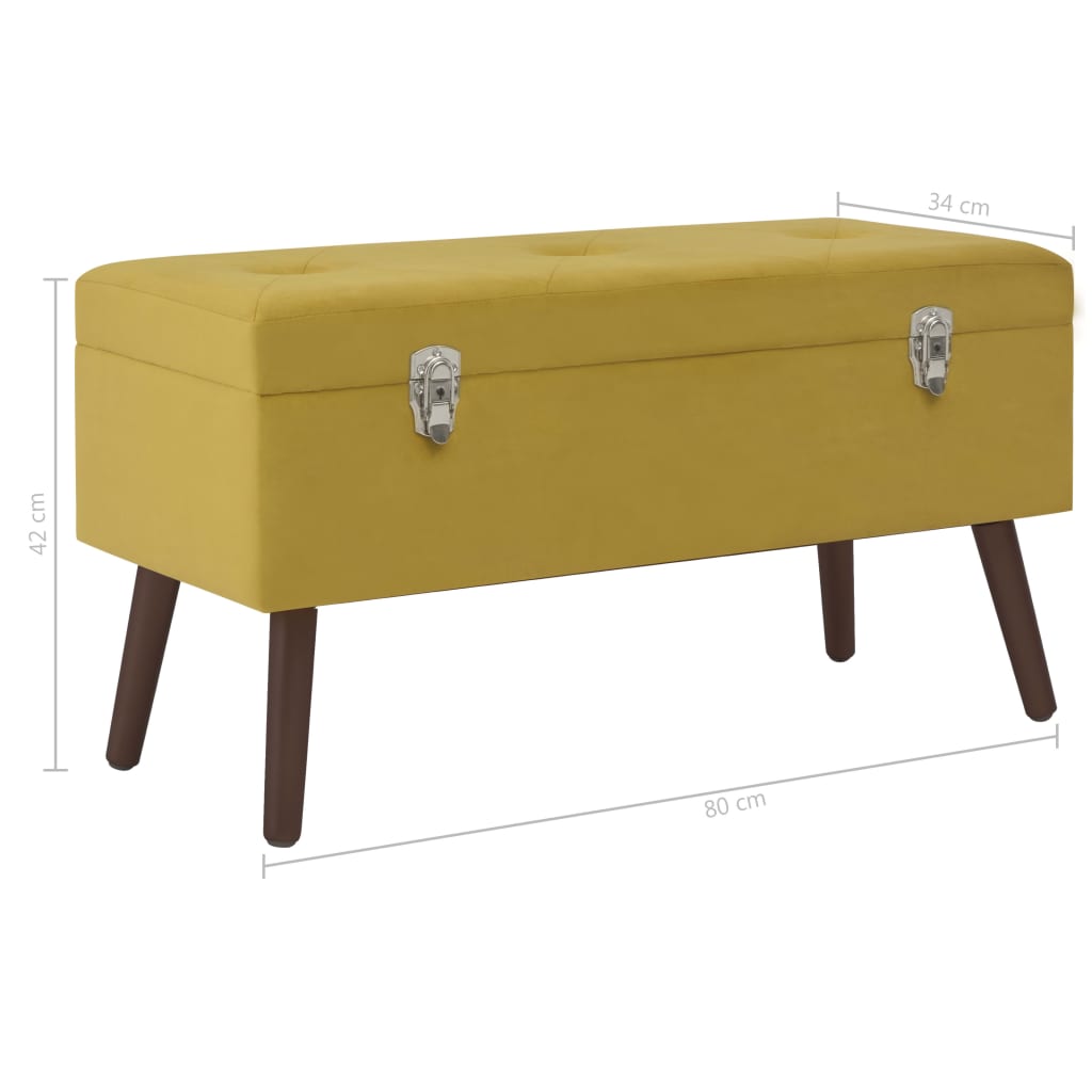 8720286351772_g_en_hd_6 vidaXL Bench with Storage Compartment Mustard Yellow 80 cm Velvet - Image 7