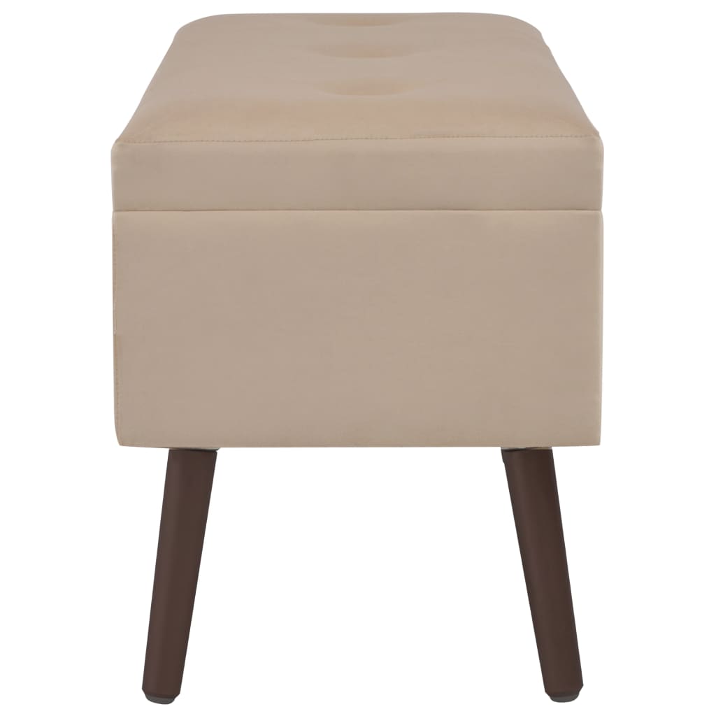 8720286351802_g_en_hd_3 vidaXL Bench with Storage Compartment Beige 80 cm Velvet - Image 4