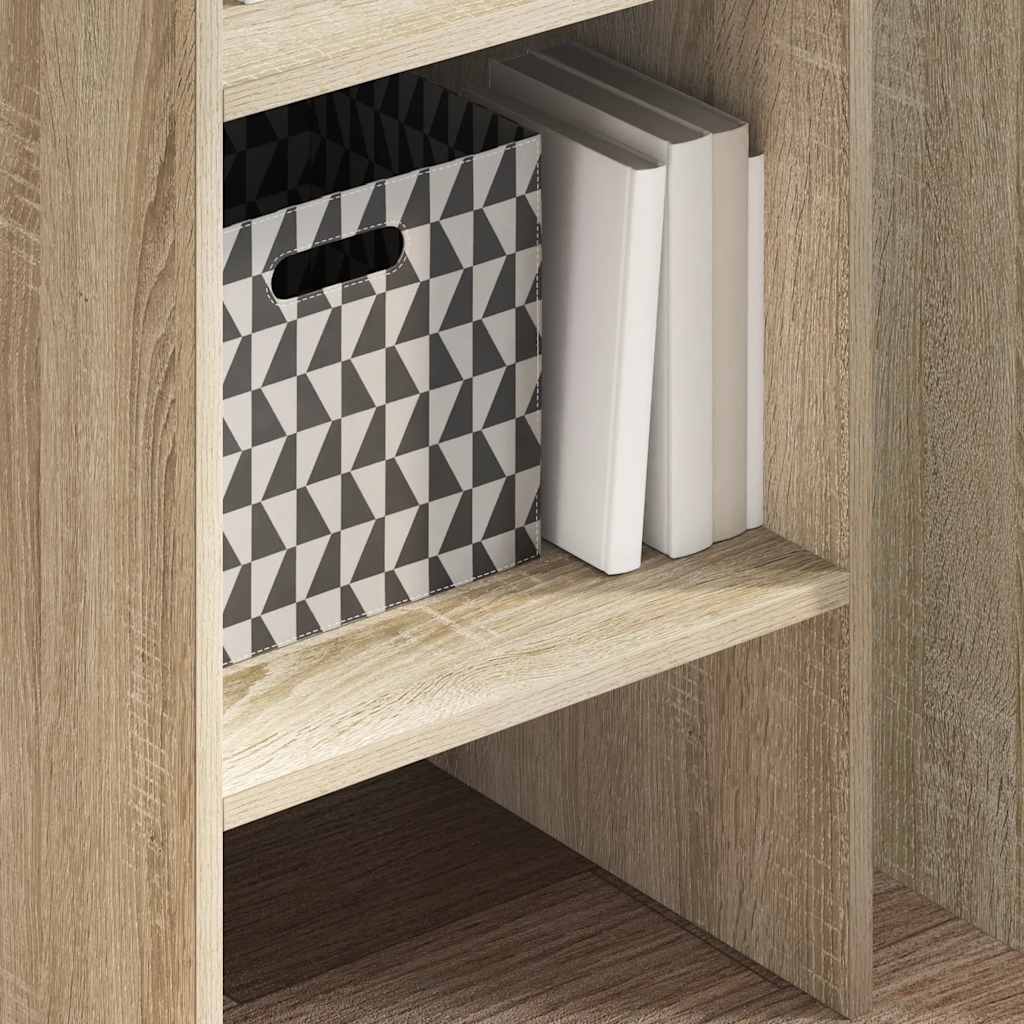 8720286352564_g_en_hd_1 vidaXL Book Cabinet Sonoma Oak 40x35x180 cm Engineered Wood - Image 4