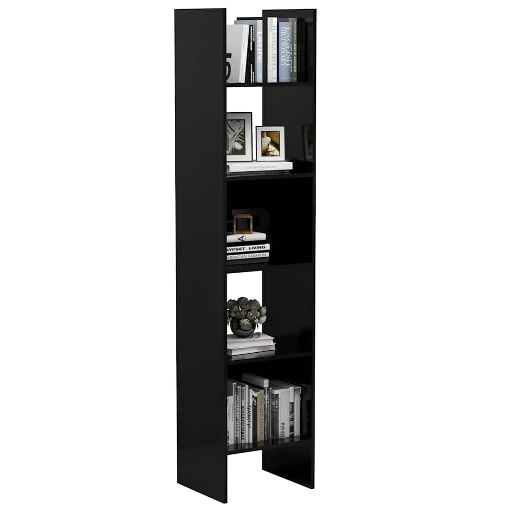8720286352601_g_en_hd_3 vidaXL Book Cabinet High Gloss Black 40x35x180 cm Engineered Wood - Image 6