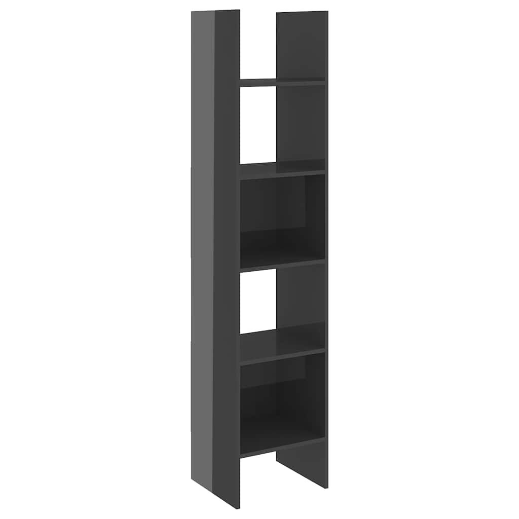 8720286352618_a_en_hd_1 vidaXL Book Cabinet High Gloss Grey 40x35x180 cm Engineered Wood - Image 2