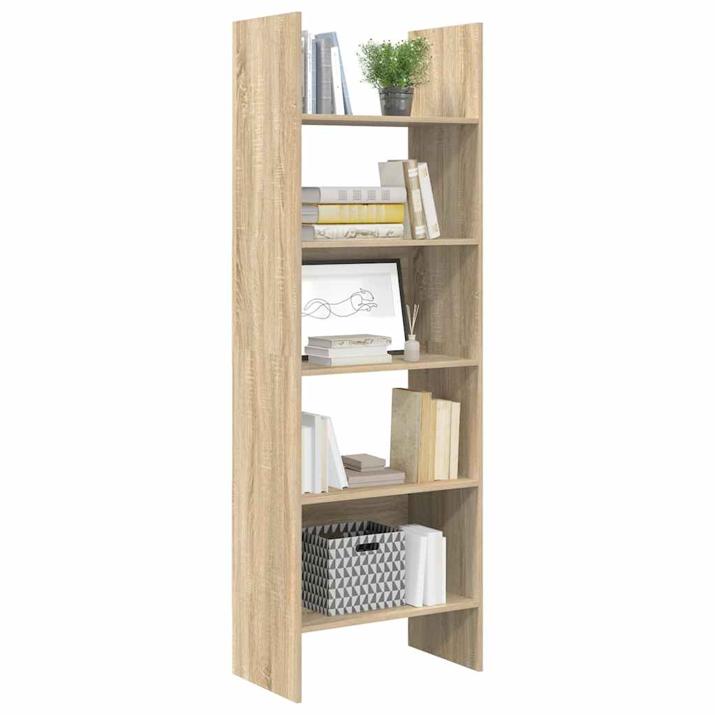 8720286352656_g_en_hd_2 vidaXL Book Cabinet Sonoma Oak 60x35x180 cm Engineered Wood - Image 5
