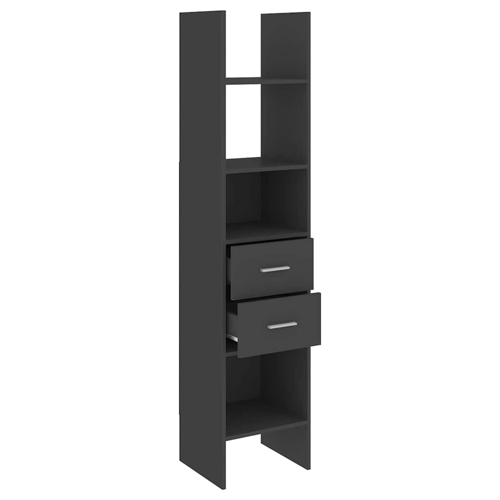 8720286352731_g_en_hd_1 vidaXL Book Cabinet Grey 40x35x180 cm Engineered Wood - Image 4