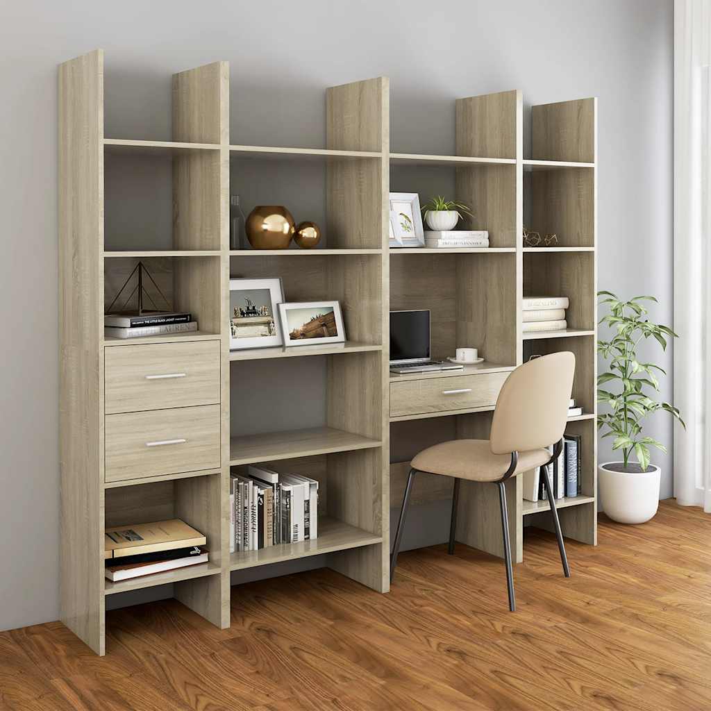 8720286352748_g_en_hd_4 vidaXL Book Cabinet Sonoma Oak 40x35x180 cm Engineered Wood - Image 7