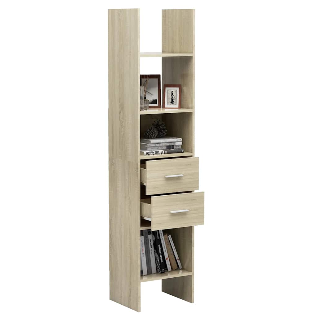 8720286352748_g_en_hd_5 vidaXL Book Cabinet Sonoma Oak 40x35x180 cm Engineered Wood - Image 8