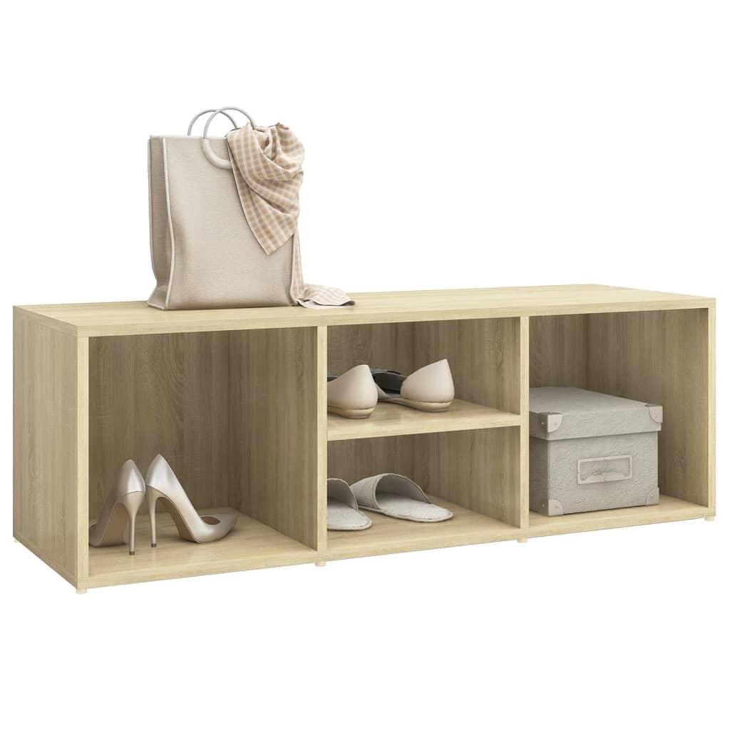 8720286353103_g_en_hd_1 vidaXL Shoe Storage Bench Sonoma Oak 105x35x35 cm Engineered Wood - Image 3