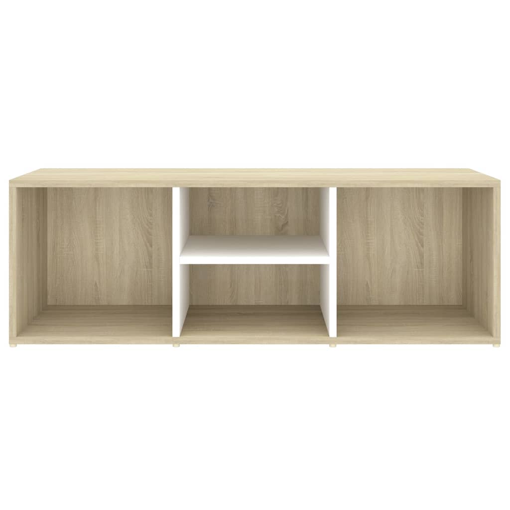 8720286353127_g_en_hd_2 vidaXL Shoe Storage Bench White and Sonoma Oak 105x35x35 cm Engineered Wood - Image 4