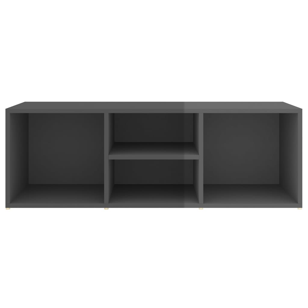 8720286353158_g_en_hd_2 vidaXL Shoe Storage Bench High Gloss Grey 105x35x35 cm Engineered Wood - Image 4