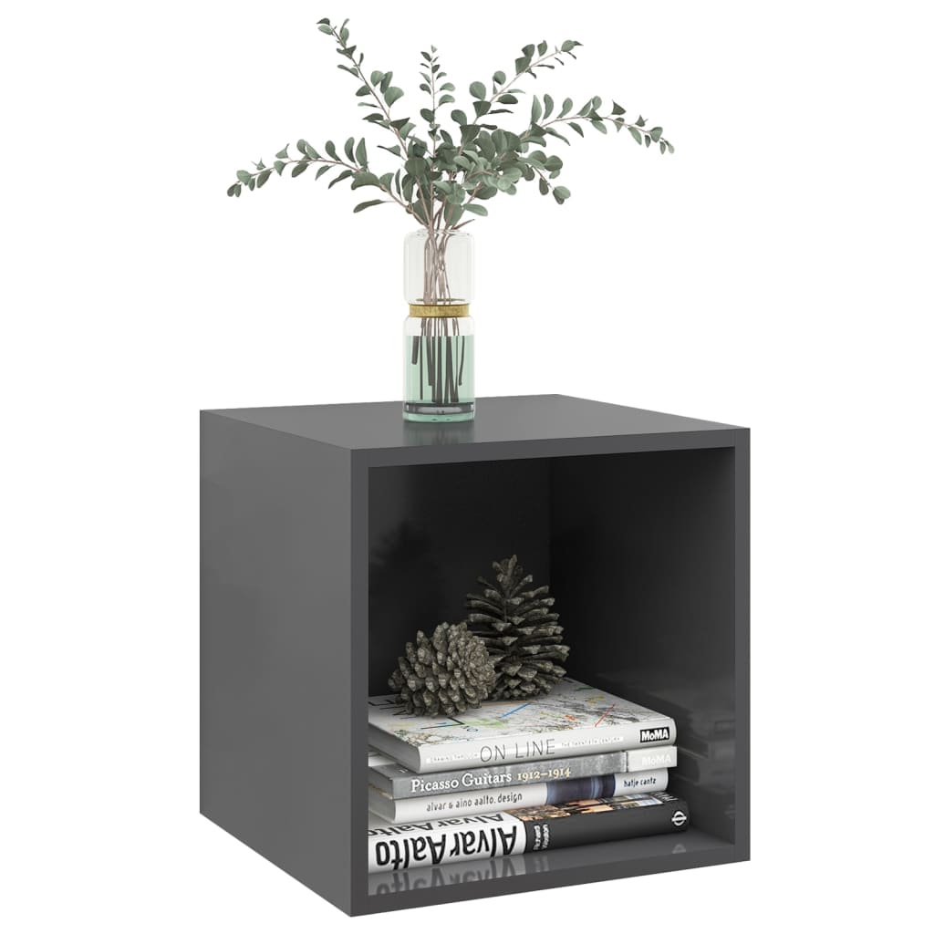 8720286353585_g_en_hd_1 vidaXL Wall Cabinet Grey 37x37x37 cm Engineered Wood - Image 3