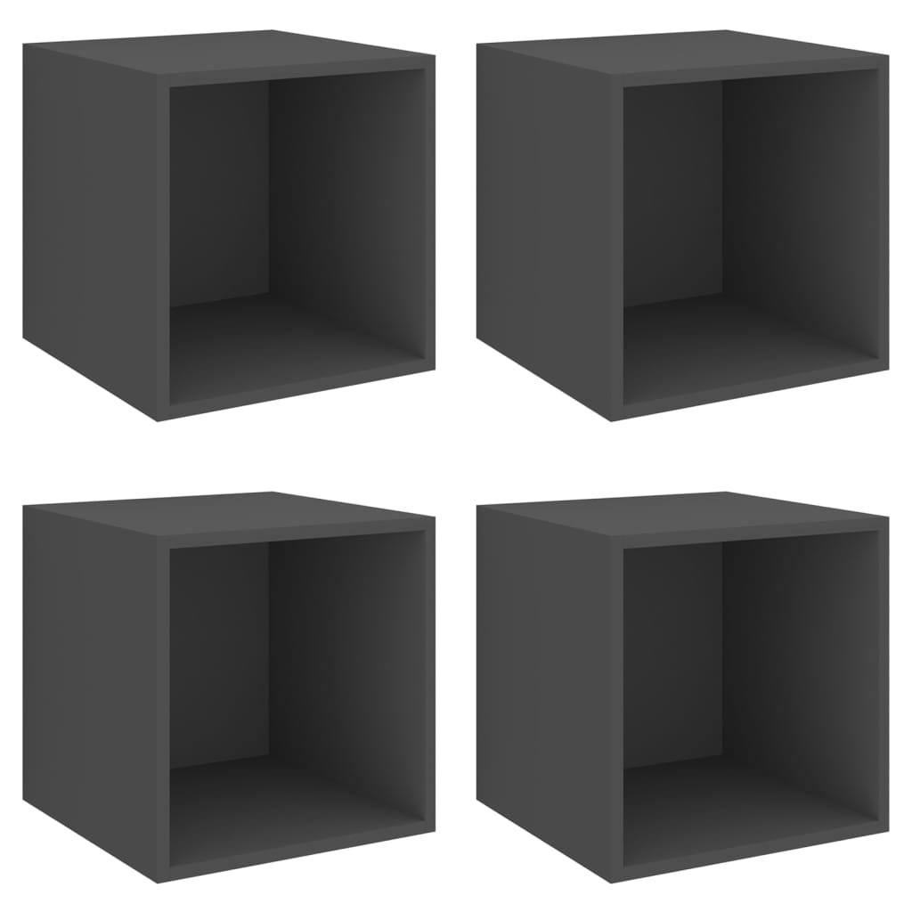 8720286353608_a_en_hd_1 vidaXL Wall Cabinets 4 pcs Grey 37x37x37 cm Engineered Wood - Image 2