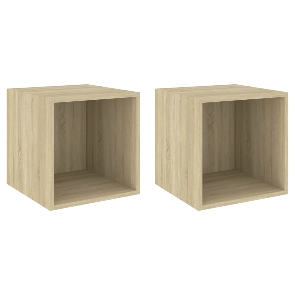 8720286353622_a_en_hd_1 vidaXL Wall Cabinets 2 pcs Sonoma Oak 37x37x37 cm Engineered Wood - Image 2