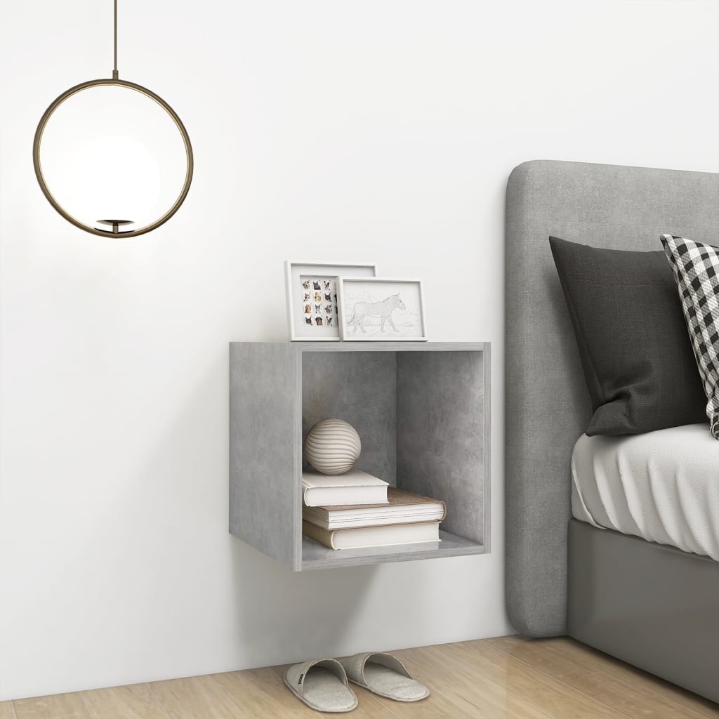 8720286353646_g_en_hd_3 vidaXL Wall Cabinet Concrete Grey 37x37x37 cm Engineered Wood - Image 6