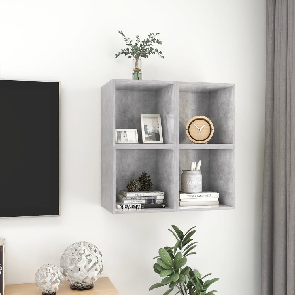 8720286353660_g_en_hd_1 vidaXL Wall Cabinets 4 pcs Concrete Grey 37x37x37 cm Engineered Wood - Image 3