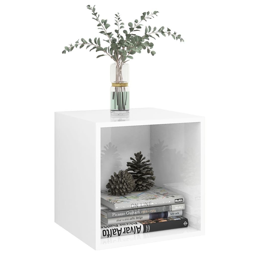 8720286353707_g_en_hd_1 vidaXL Wall Cabinet High Gloss White 37x37x37 cm Engineered Wood - Image 3