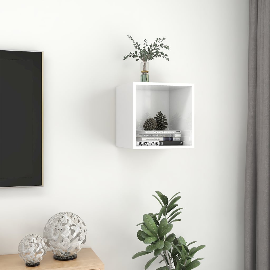 8720286353707_g_en_hd_3 vidaXL Wall Cabinet High Gloss White 37x37x37 cm Engineered Wood - Image 5