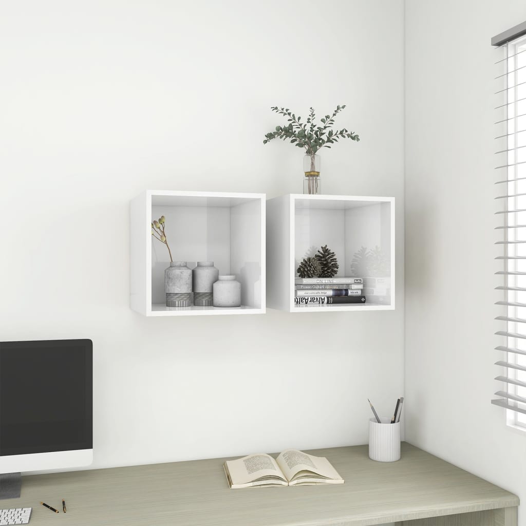 8720286353707_g_en_hd_4 vidaXL Wall Cabinet High Gloss White 37x37x37 cm Engineered Wood - Image 6