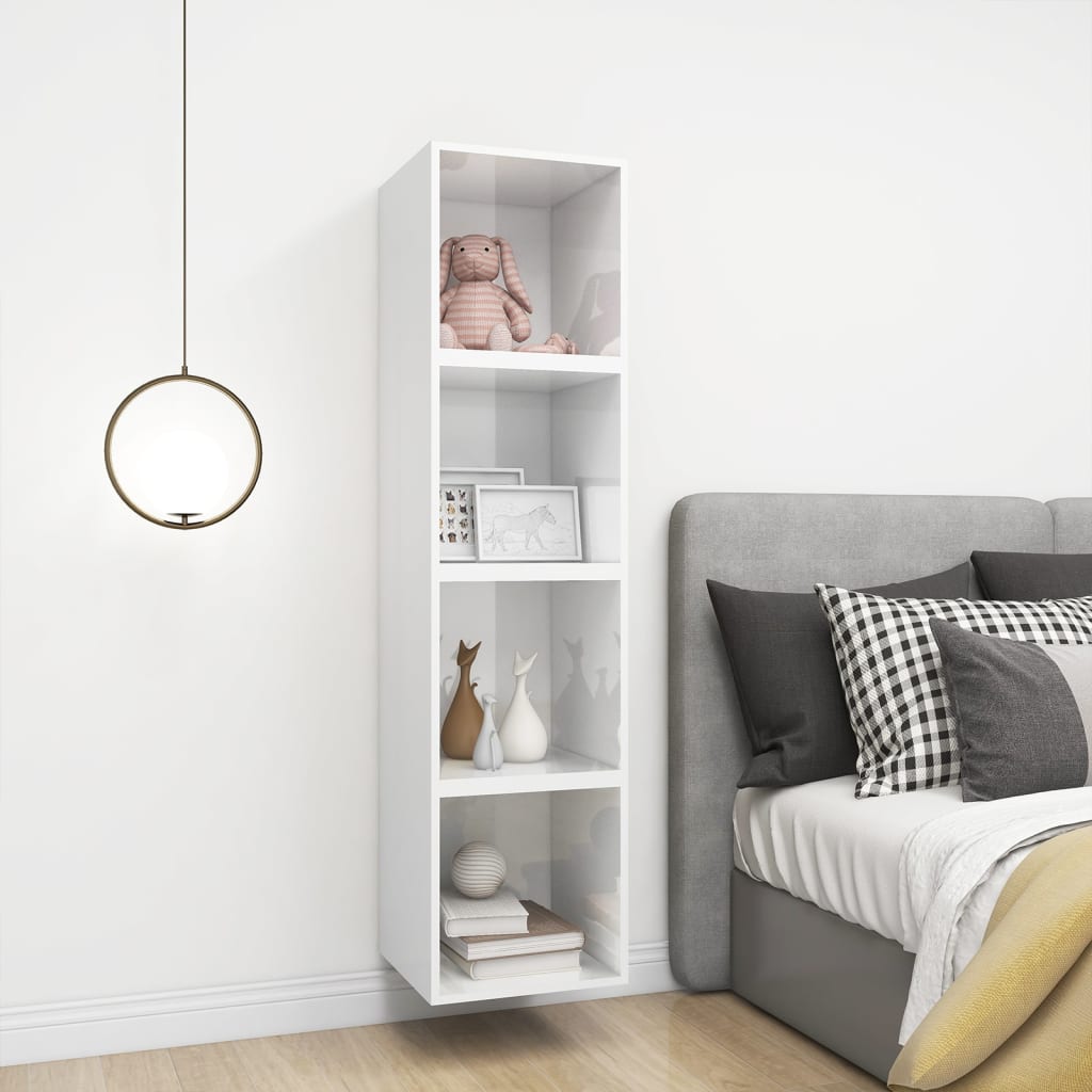 8720286353707_g_en_hd_5 vidaXL Wall Cabinet High Gloss White 37x37x37 cm Engineered Wood - Image 7