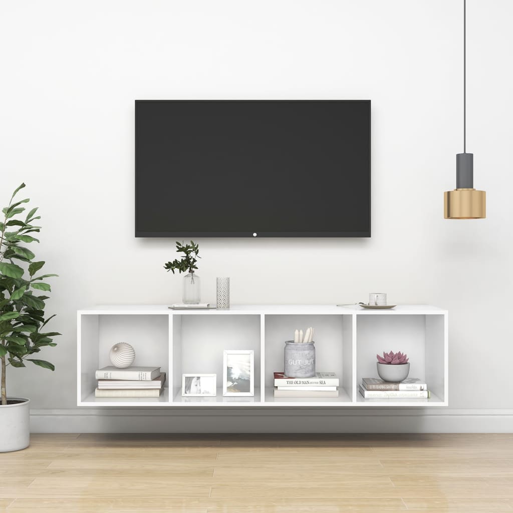 8720286353974_m_en_hd_1 vidaXL Wall-mounted TV Cabinet White 37x37x142.5 cm Engineered Wood - Image 1