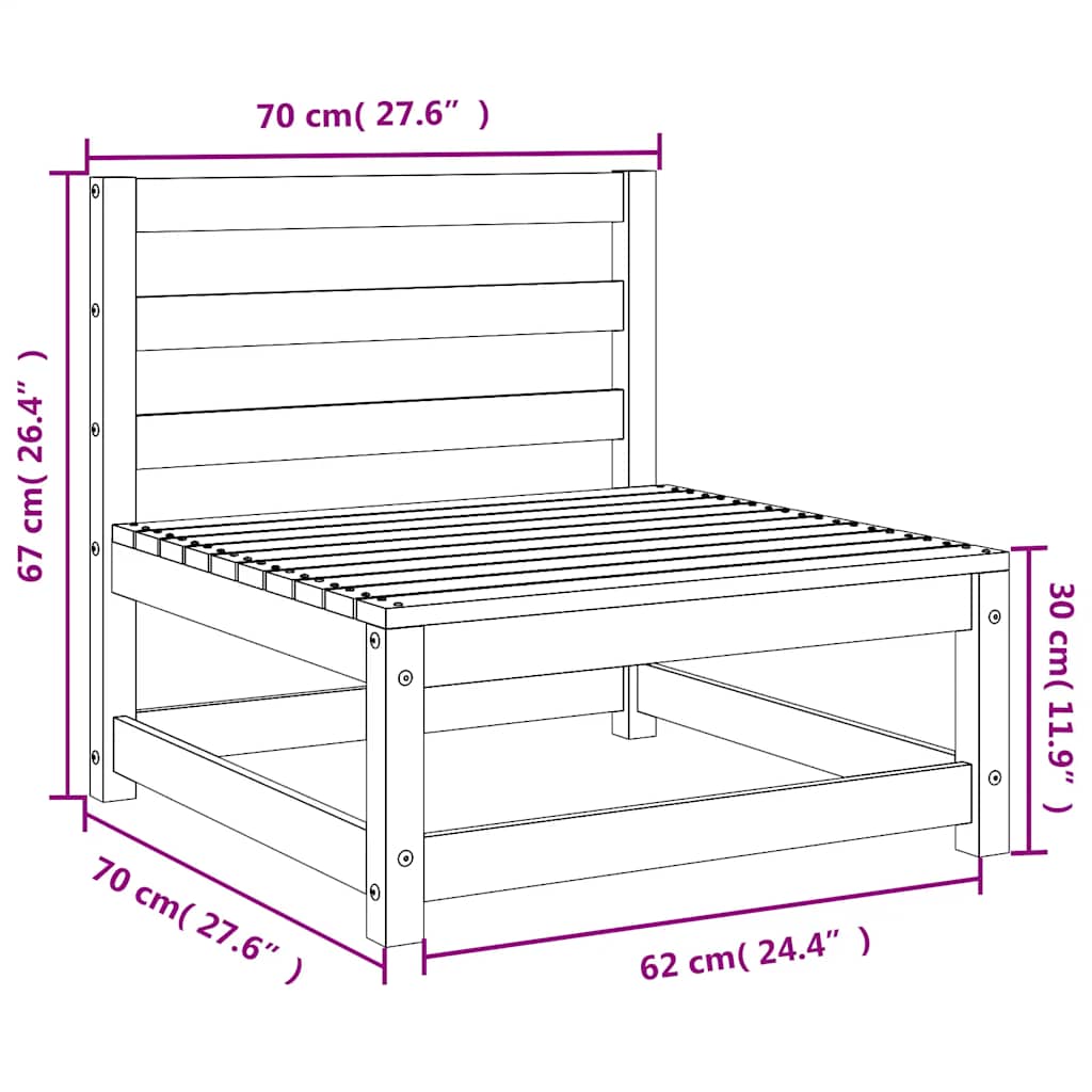 8720286355145_g_en_hd_8 vidaXL 2 Piece Garden Lounge Set White Solid Pinewood - Image 10