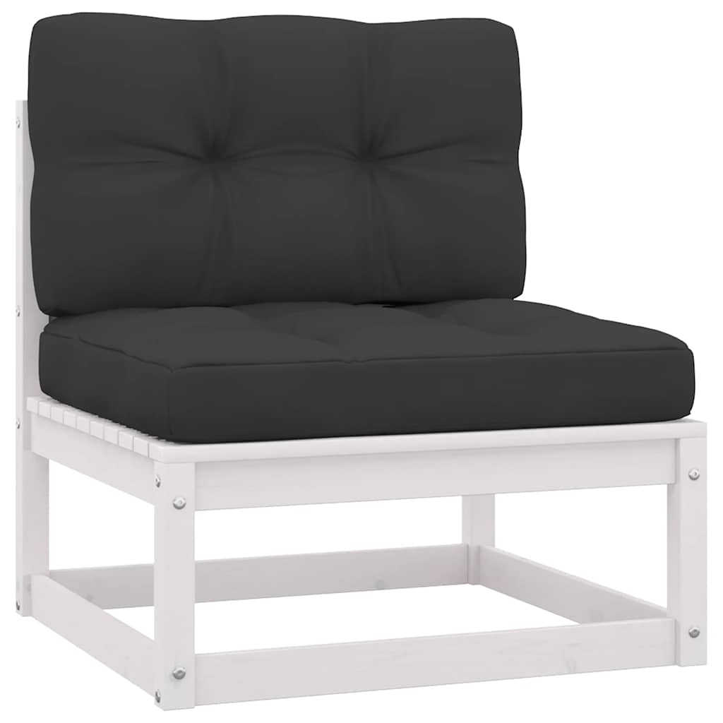 8720286355794_g_en_hd_1 vidaXL 2 Piece Garden Lounge Set with Cushions White Solid Pinewood - Image 2
