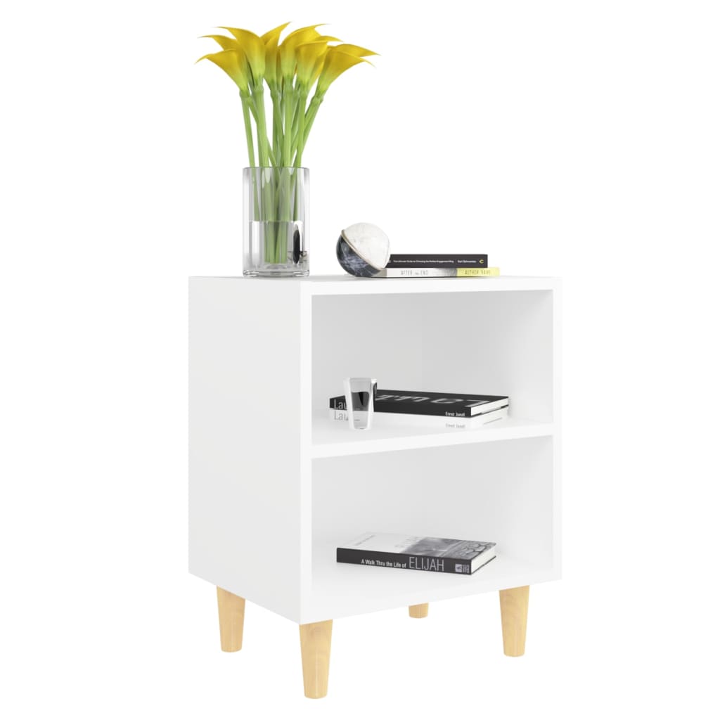 8720286355886_g_en_hd_1 vidaXL Bed Cabinet with Solid Wood Legs White 40x30x50 cm - Image 4