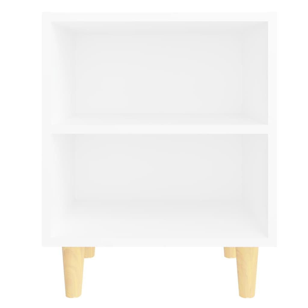 8720286355886_g_en_hd_2 vidaXL Bed Cabinet with Solid Wood Legs White 40x30x50 cm - Image 5