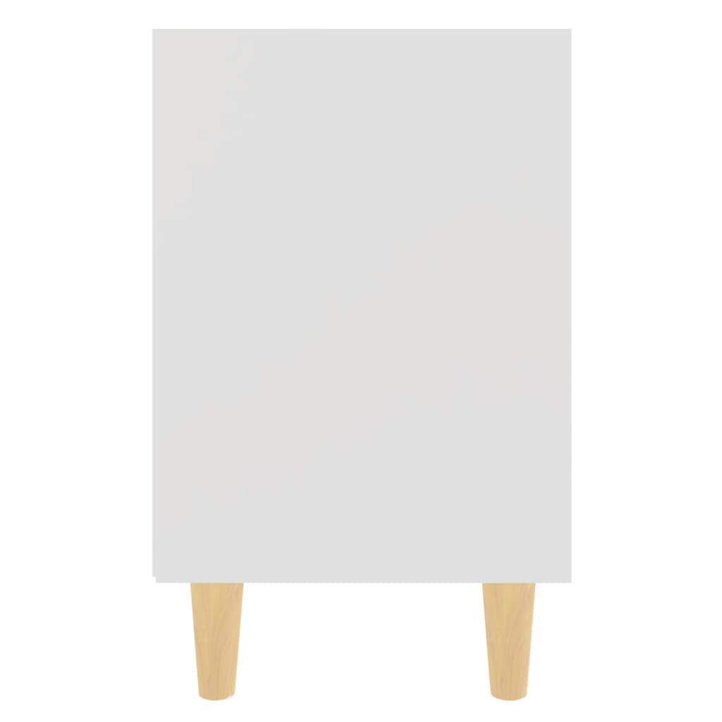 8720286355886_g_en_hd_3 vidaXL Bed Cabinet with Solid Wood Legs White 40x30x50 cm - Image 6