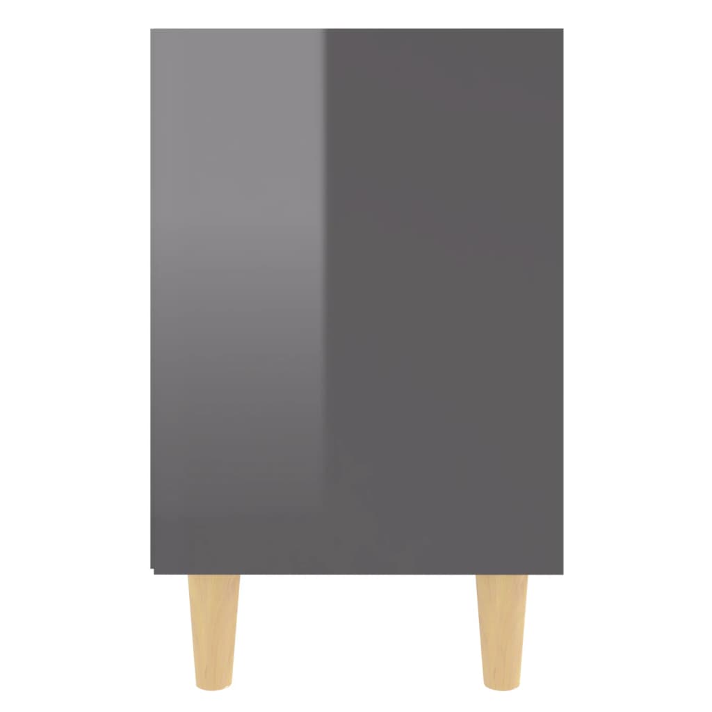 8720286356050_g_en_hd_4 vidaXL Bed Cabinets Solid Wood Legs 2 pcs High Gloss Grey 40x30x50 cm - Image 6